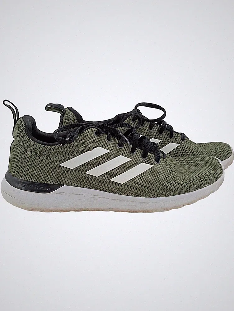 Adidas Herren Laufschuhe Sportschuhe Oliv Größe 43 1/3 Cloudfoam