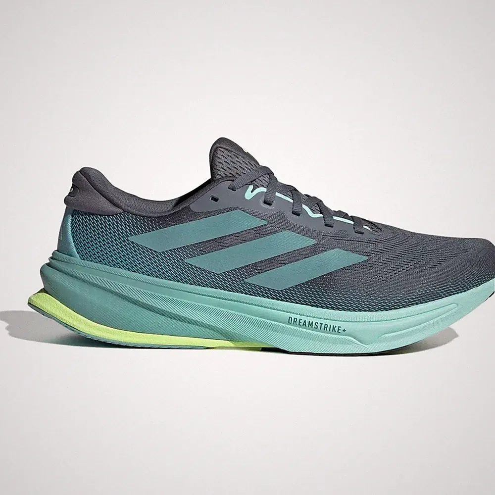 adidas Herren Laufschuhe Supernova Rise 2 M Größe 40 NEU JQ7701 Grau Blau Grün