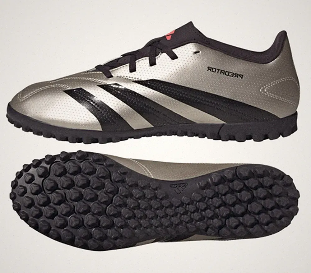 Adidas Herren Predator Club TF Stollen grau Futsal Fußball Laufschuh GYM Spik...