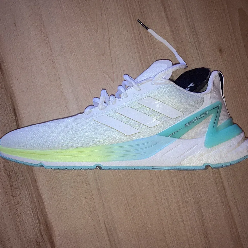adidas Herren Response Super Laufschuh Weiß/Türkis Mesh Running Laufschuhe EU 44