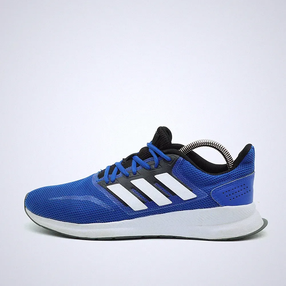 adidas Herren Runfalcon 2.0 Sneaker Blau Weiß Schwarz Low-Top Laufschuh EU 40⅔