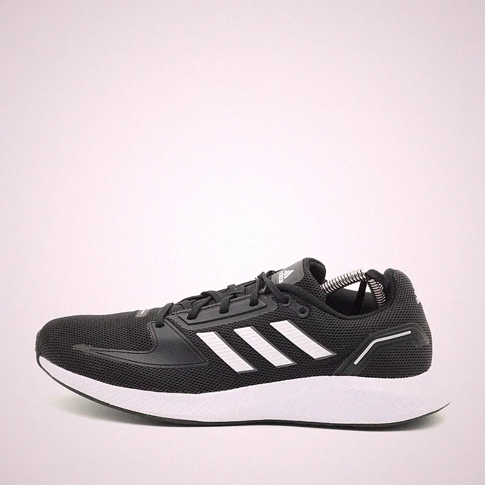 adidas Herren Runfalcon 2.0 Sneaker Schwarz/Weiß Mesh Running Laufschuhe EU 41⅓