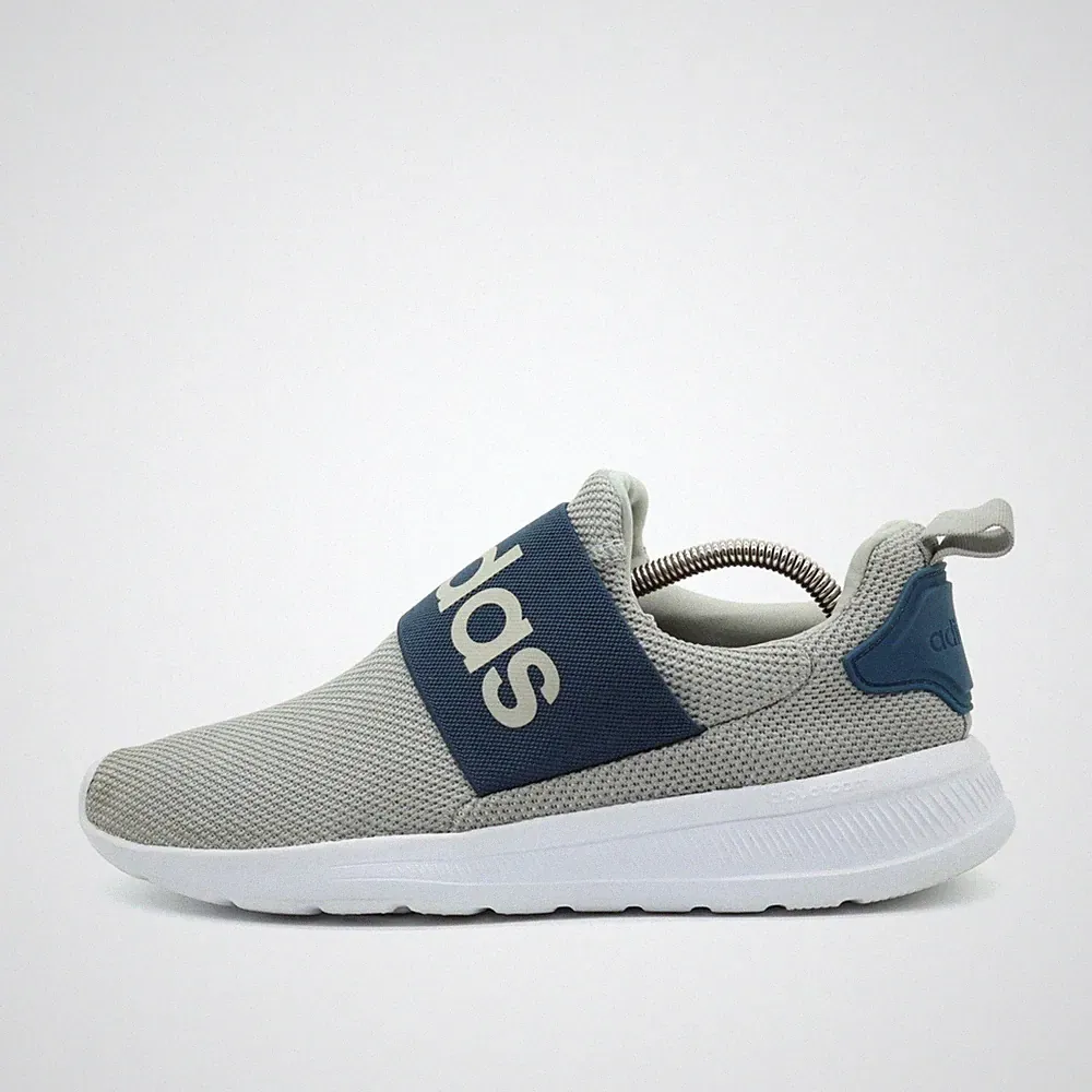 adidas Herren Slip On H04823 Laufschuhe Grau/Blau Mesh Low-Top Sneaker EU 41 1/3
