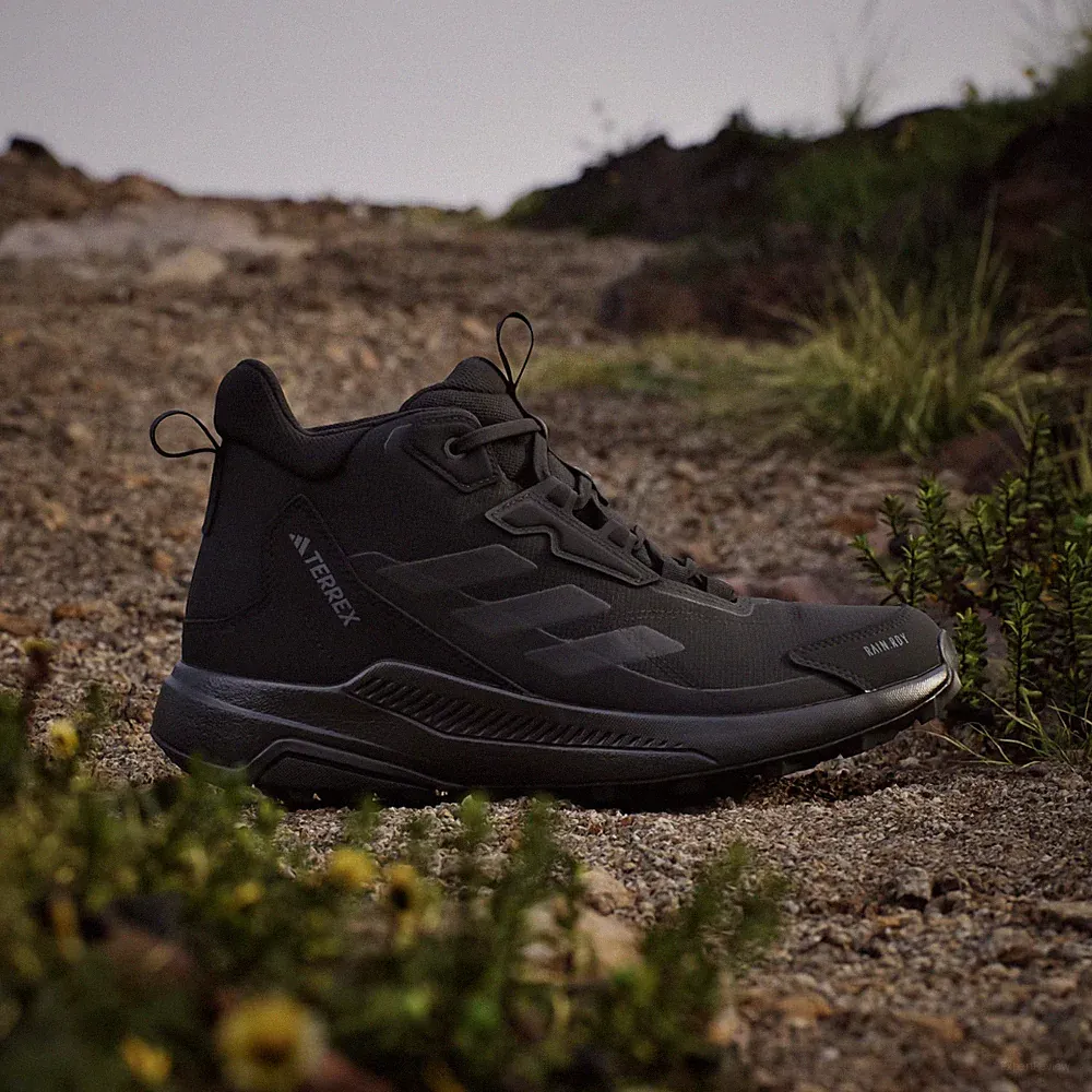 adidas Herren Terrex Anylander Mid Rain.Rdy Wanderschuhe in Schwarz