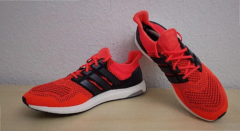 adidas Herren Ultra Boost M Laufschuhe Schuhe Sneaker Shoes Orange 13,5 = 49,5