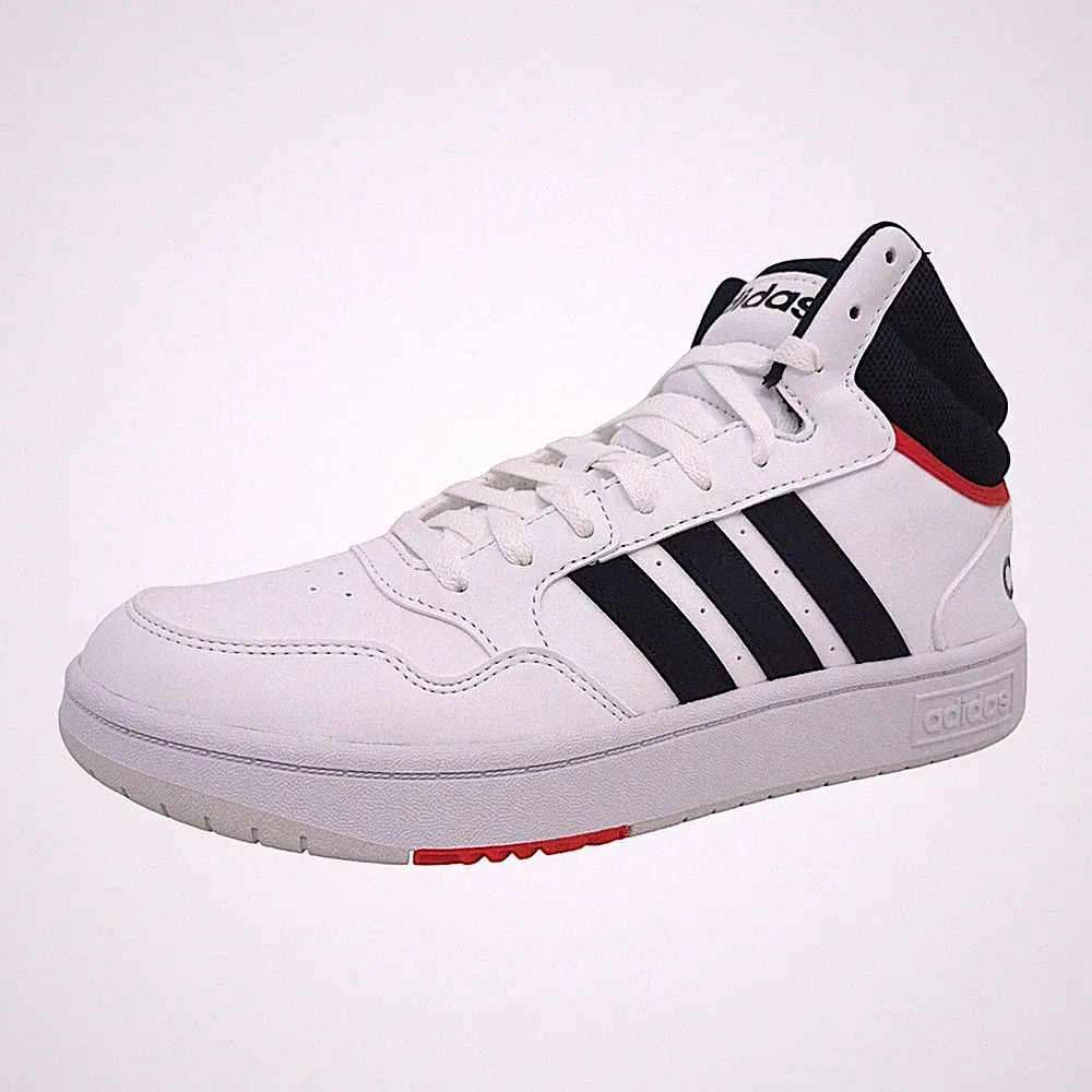 adidas Hoops 3.0 MID Herrenschuhe Sneaker Weiß Freizeit
