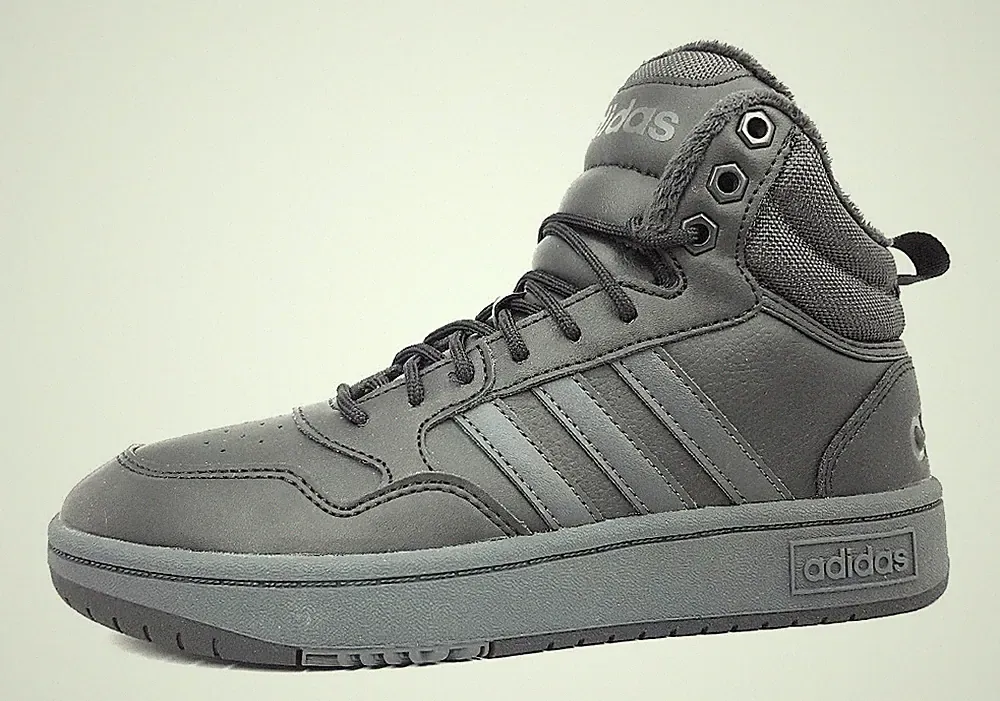 adidas Hoops 3.0 Mid WTR Sportschuhe Herren Trainingsschuhe Schwarz