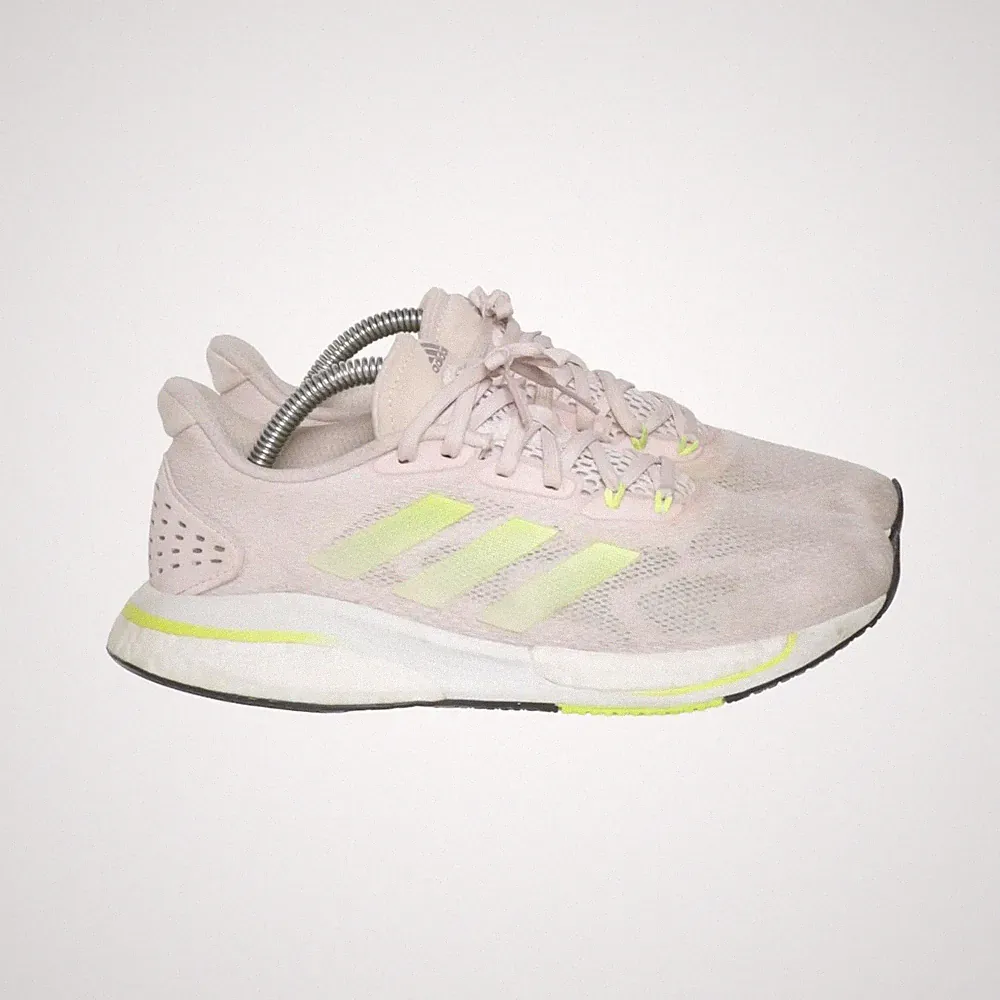 Adidas, Laufschuhe, Größe: 37 1/3, Pink/Gelb/Schwarz, Damen #7yF
