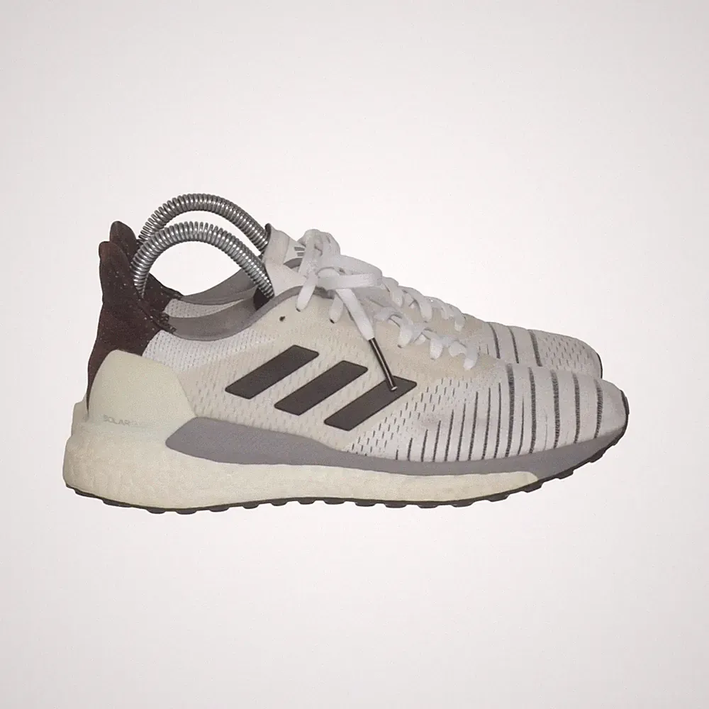 Adidas, Laufschuhe, Größe: 37 1/3, Weiß/Schwarz/Grau, Herren #vG0