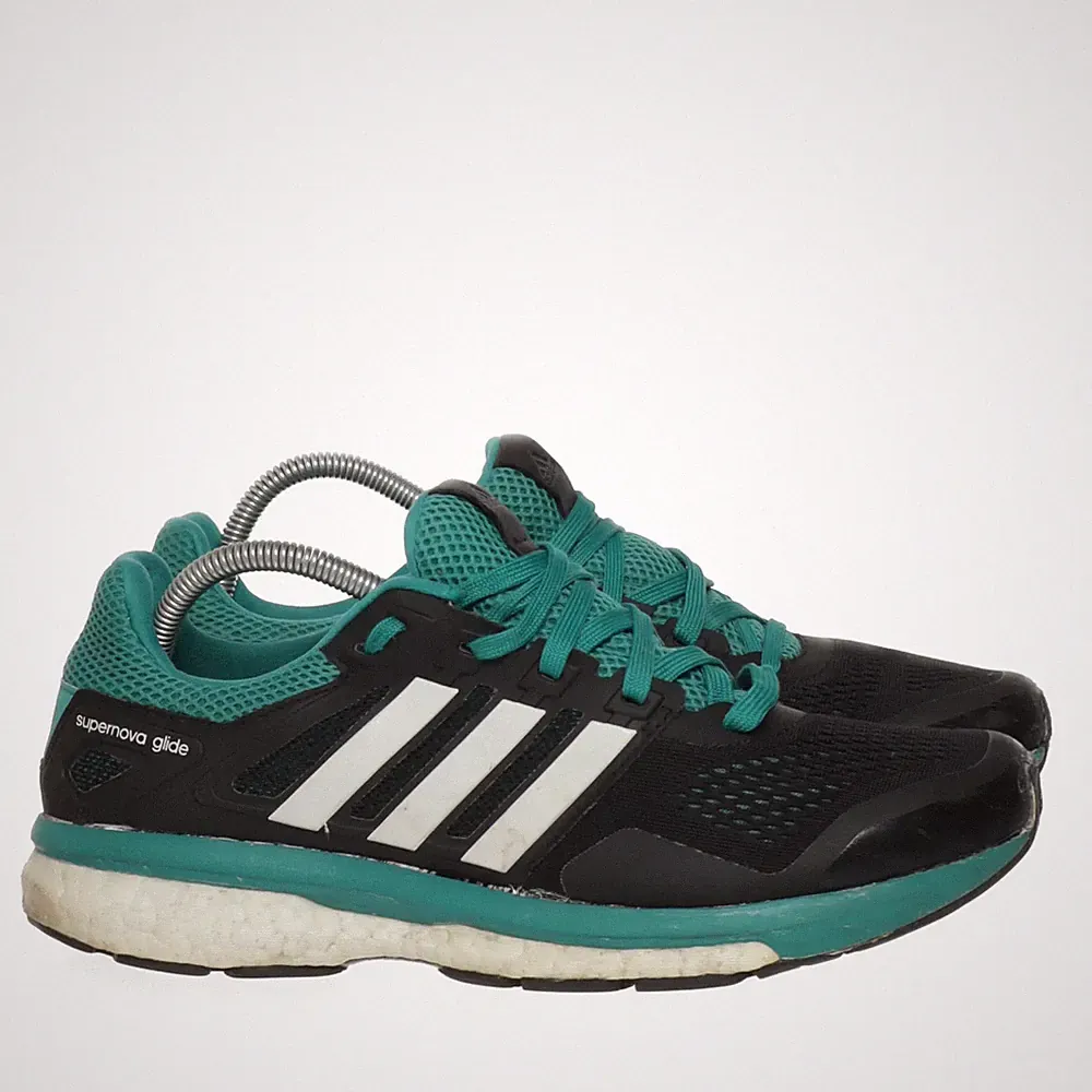 Adidas, Laufschuhe, Größe: 40, Schwarz/Türkis/Weiß, Herren #qP0