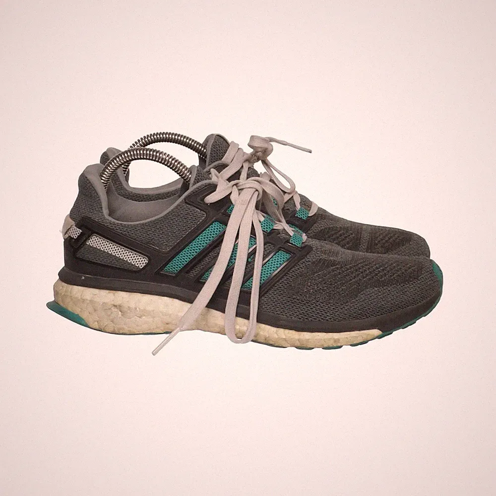 Adidas, Laufschuhe, Größe: 41 1/3, Grau/Türkis/Mehrfarbig, Herren #FBH