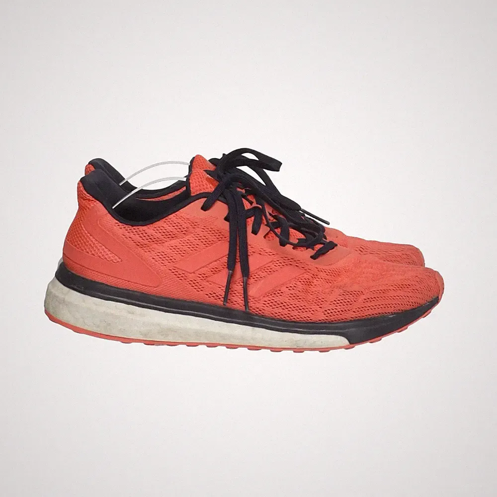 Adidas, Laufschuhe, Größe: 41 1/3, Orange/Schwarz/Weiß, Herren #j6l