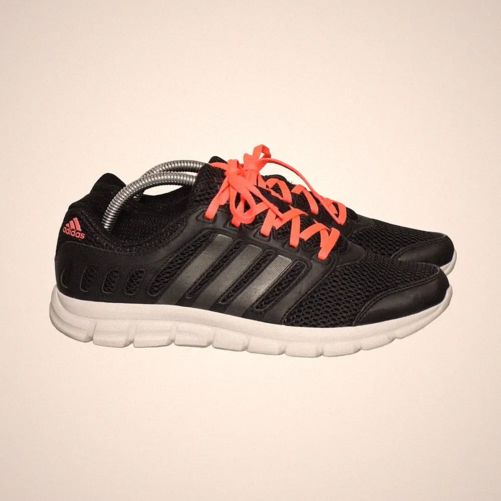 Adidas, Laufschuhe, Größe: 41 1/3, Schwarz/Rot/Weiß, Damen #4ys