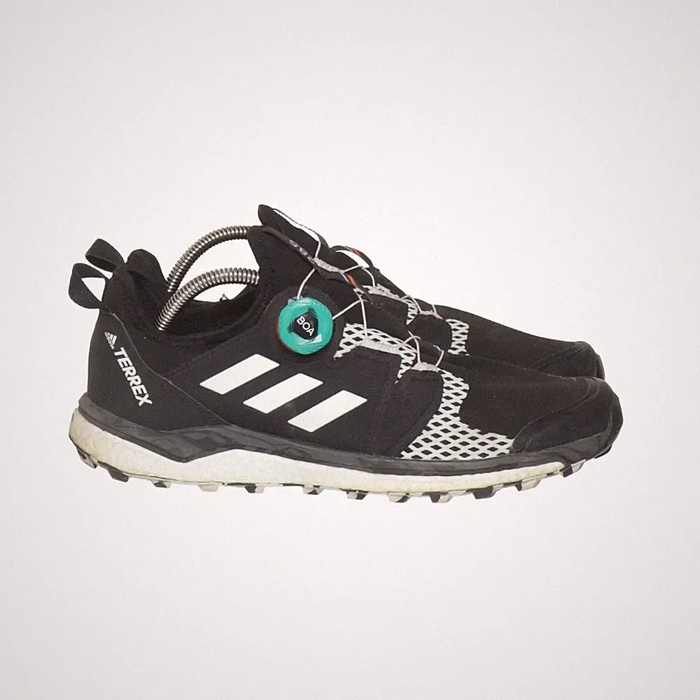 Adidas, Laufschuhe, Größe: 42 2/3, model: terrex two boa, Schwarz/Weiß #Yt4