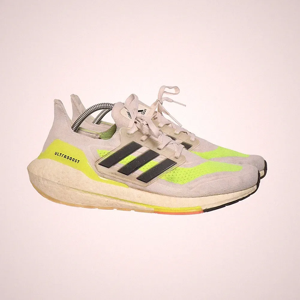 Adidas, Laufschuhe, Größe: 44, model: ultraboost, Weiß/Gelb/Schwarz, Herren #AJf