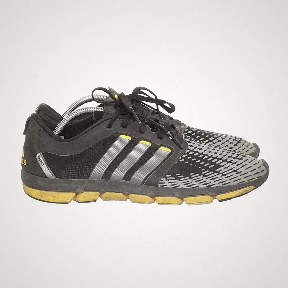 Adidas, Laufschuhe, Größe: 44, Schwarz/Grau/Gelb, Herren #xan