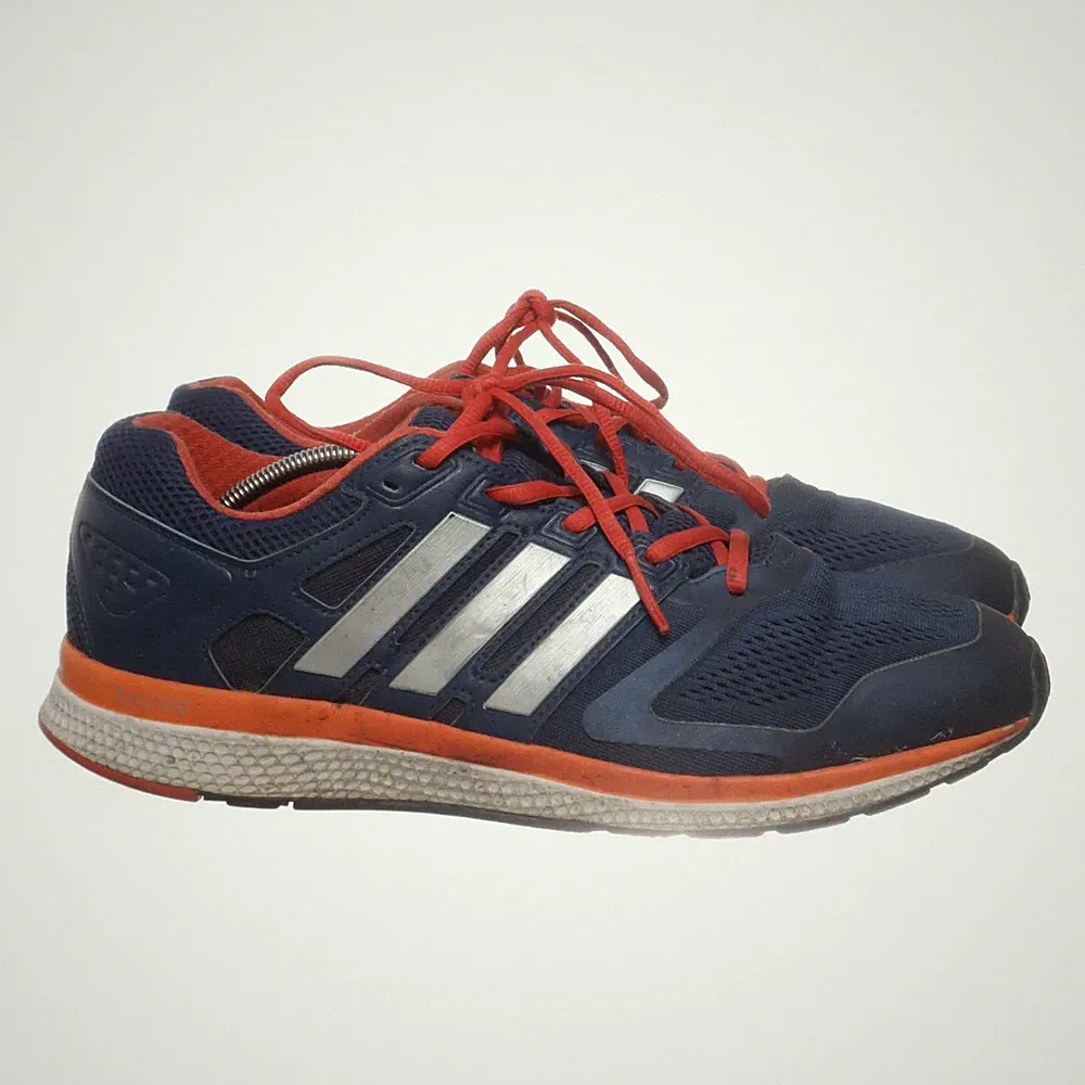 Adidas, Laufschuhe, Größe: 46, Blau/Orange/Silber, Herren #IqU