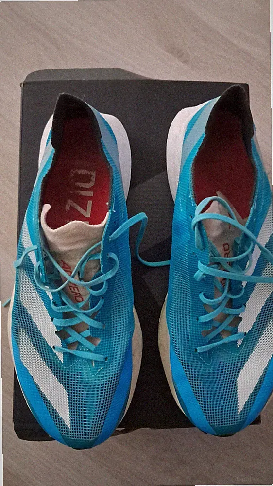 Adidas Laufschuhe Herren 40 7 ADIZERO ADOIS 8 M BLAU Mit Karton