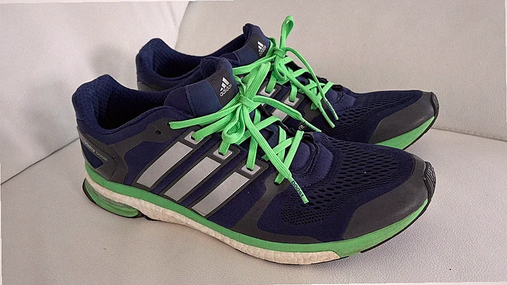 Adidas Laufschuhe Herren Adistar Boost EU 50 2/3 blau