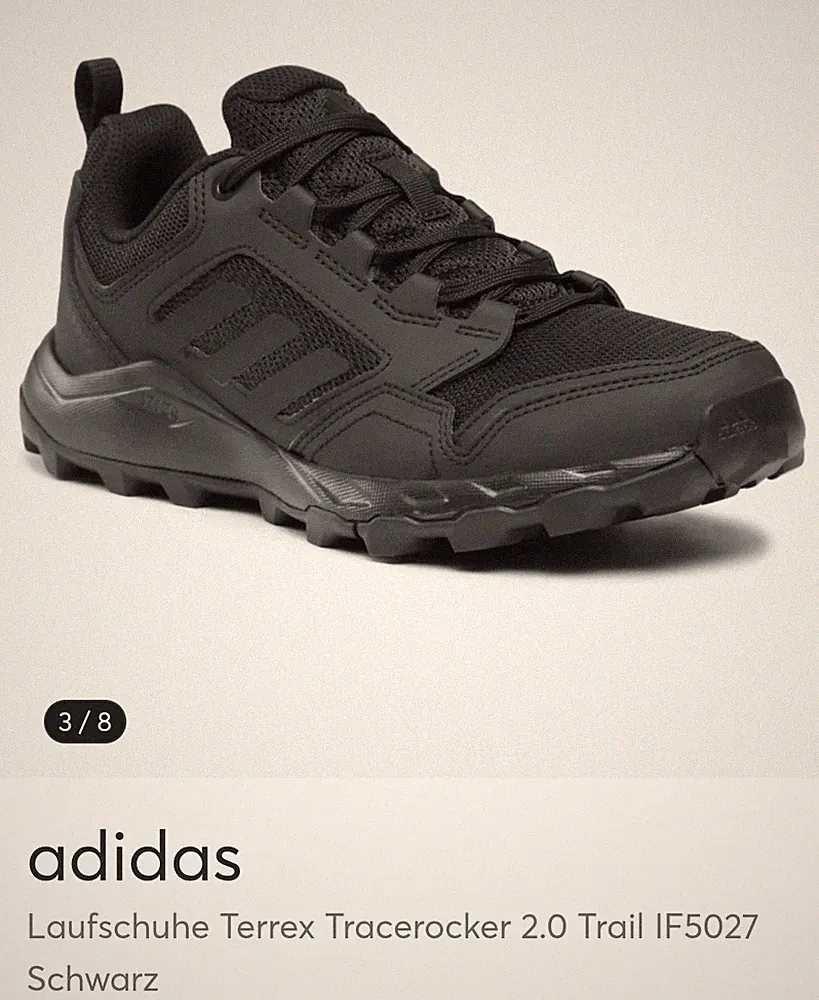 Adidas Laufschuhe Terrex Tracerocker 2.0 Trail IF5027 Schwarz***NEU***