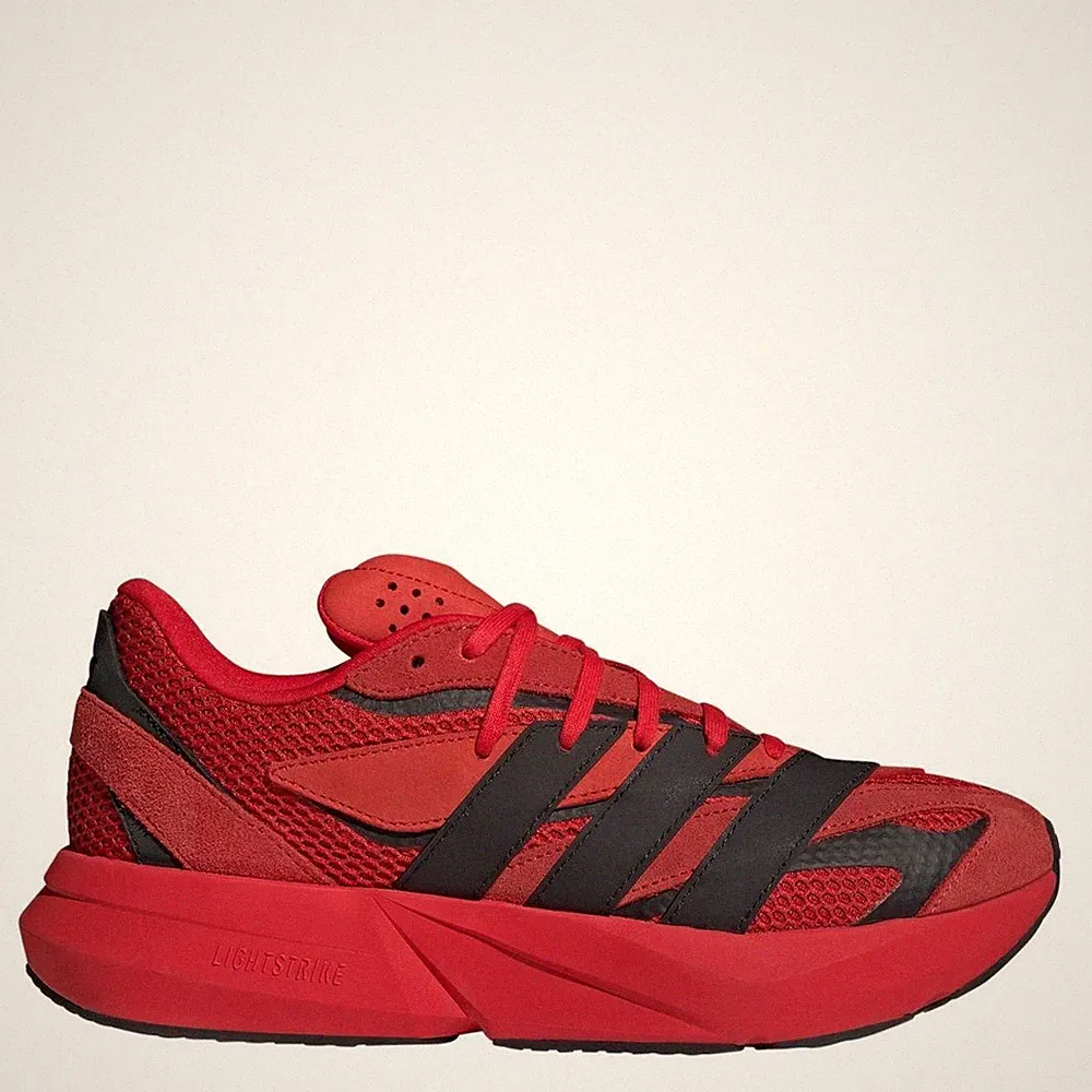 Adidas Lightblaze Laufschuhe Größen 8-11 rot UVP 85 £ brandneu JP7307