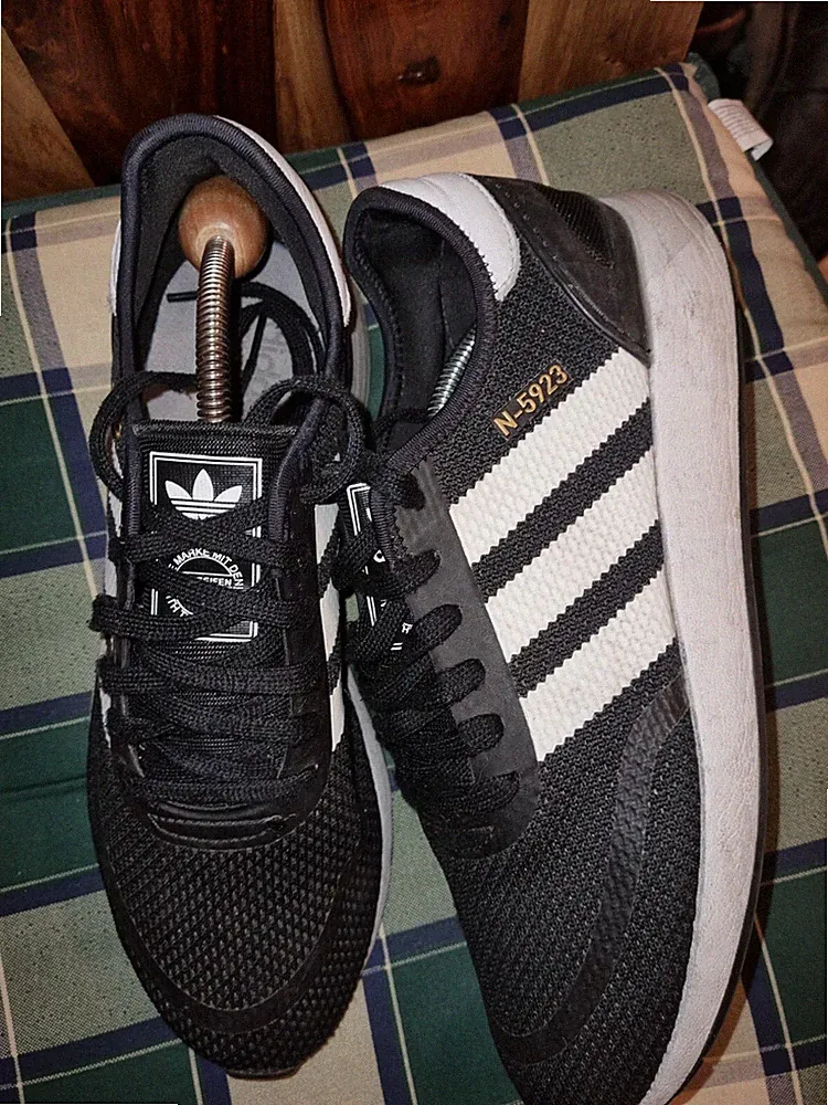 Adidas N-5923 Herrenschuhe Sneaker Laufschuhe Schwarz -Weiß Gr.44 UK 10