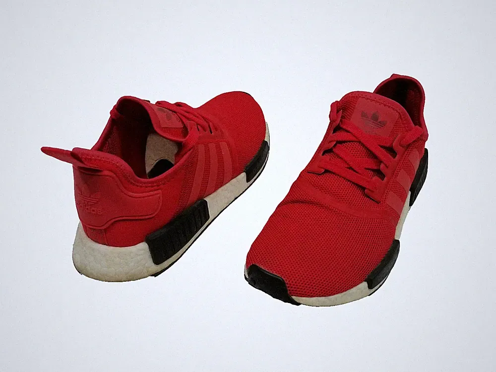 ADIDAS NMD R1 Herren Sneaker Lauf Turn Sport Schuhe Rot EUR 40 2/3 UK 7 US 7,5💕