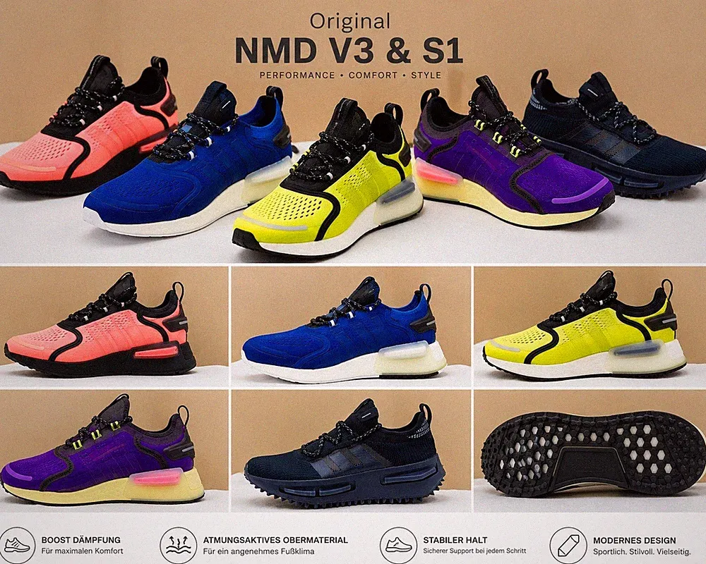 Adidas NMD_S1 Größe wählbar Turnschuhe Laufschuhe Herren-Damenschuhe Sneaker