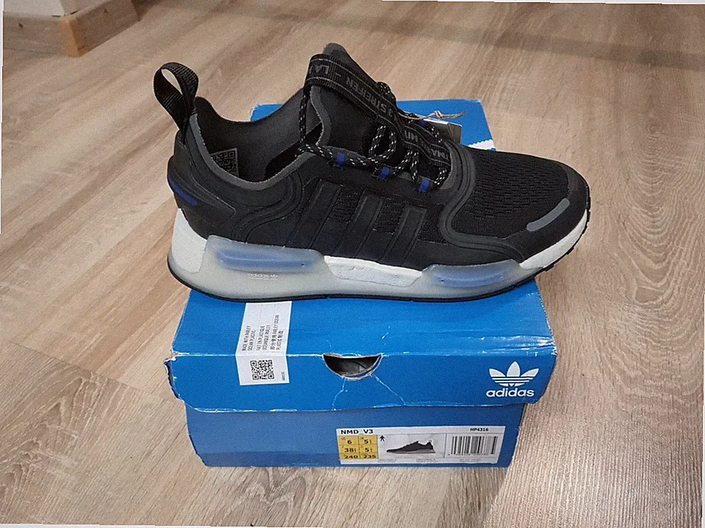 Adidas NMD V3 Unisex Laufschuhe Schwarz Gr.38 2/3 - NEU + OVP + Etikett - 160€