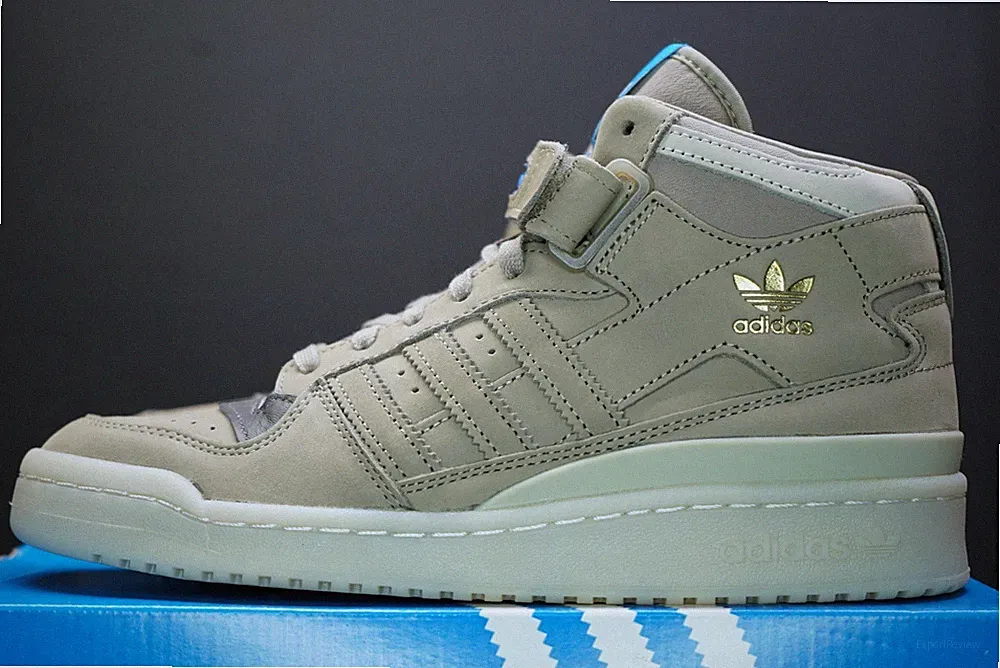 Adidas Originals Forum Mid Schuhe HQ1508 Clay Dgh Solid Grey Sesame Größe UK 7