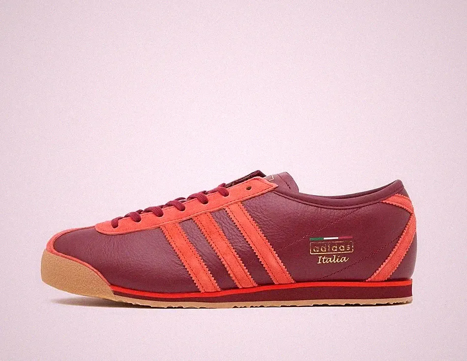 Adidas Originals Herren Italia 70er Jahre Schuhe in Rot