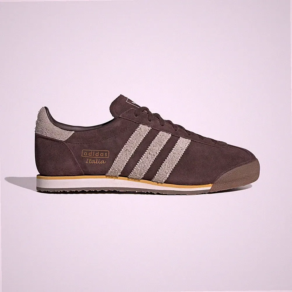 adidas Originals Herren Italia 70s Schuhe in Aurora Coffee/Silver Pebble