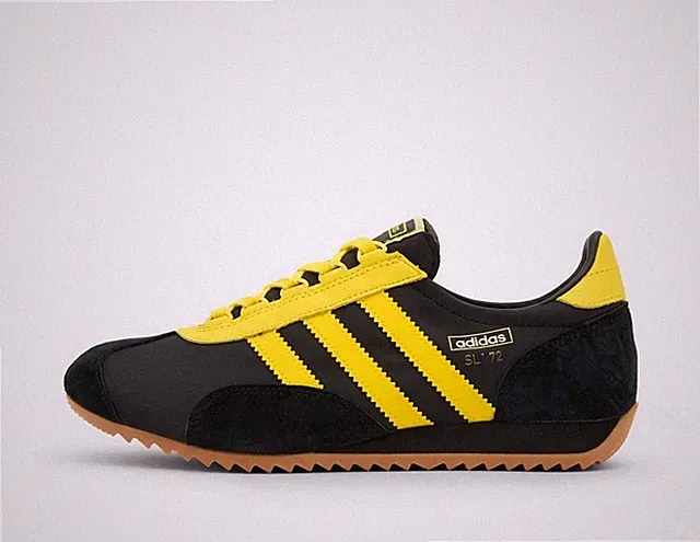 Adidas Originals Herren SL 72 Pt Schuhe in Schwarz und Gelb