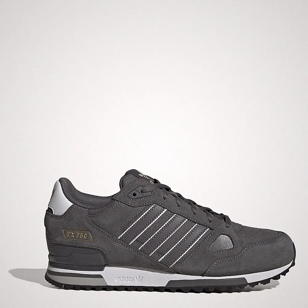 Adidas Originals Herren ZX 750 Sneaker in Grau / Weiß / Gold Schuhe Neu Original