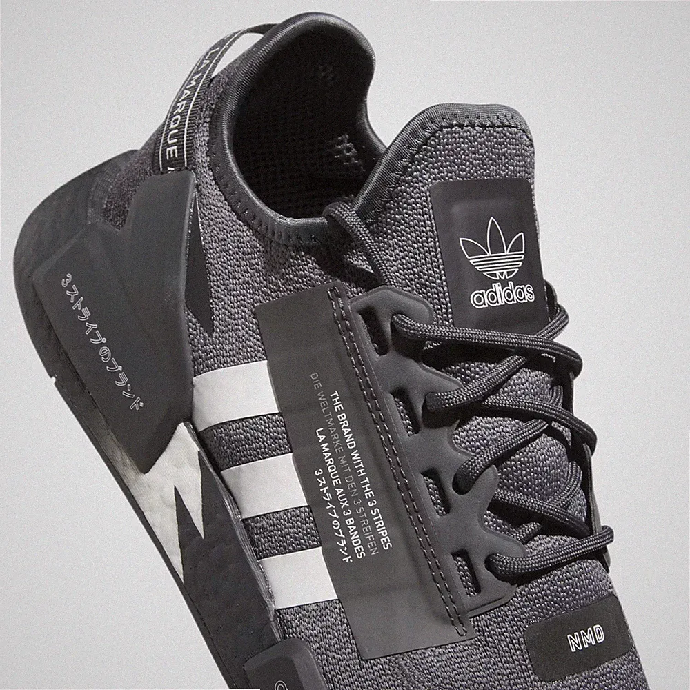 Adidas Originals NMD R1 V2 GRAU Schuhe Turnschuhe Sneaker Größe UK 6 - UVP 120 RAR