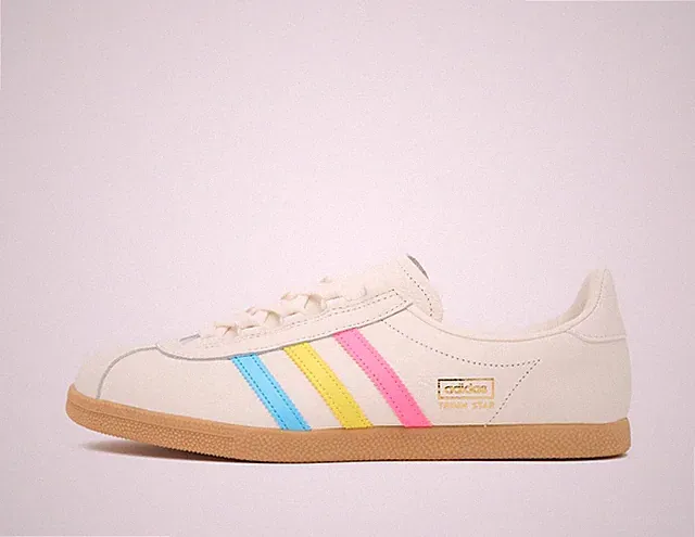 Adidas Originals Trimm Star Schuhe in Beige und Multi Turnschuhe