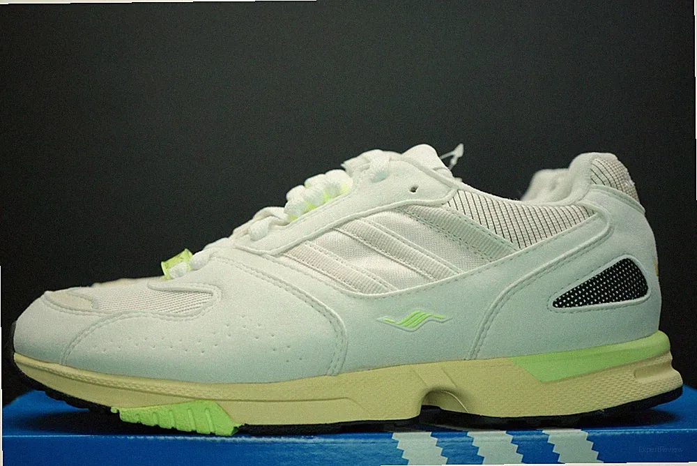 Adidas Originals ZX 4000 Schuhe EE4762 Off White Hot Lime Größe UK 5,5 Sneaker
