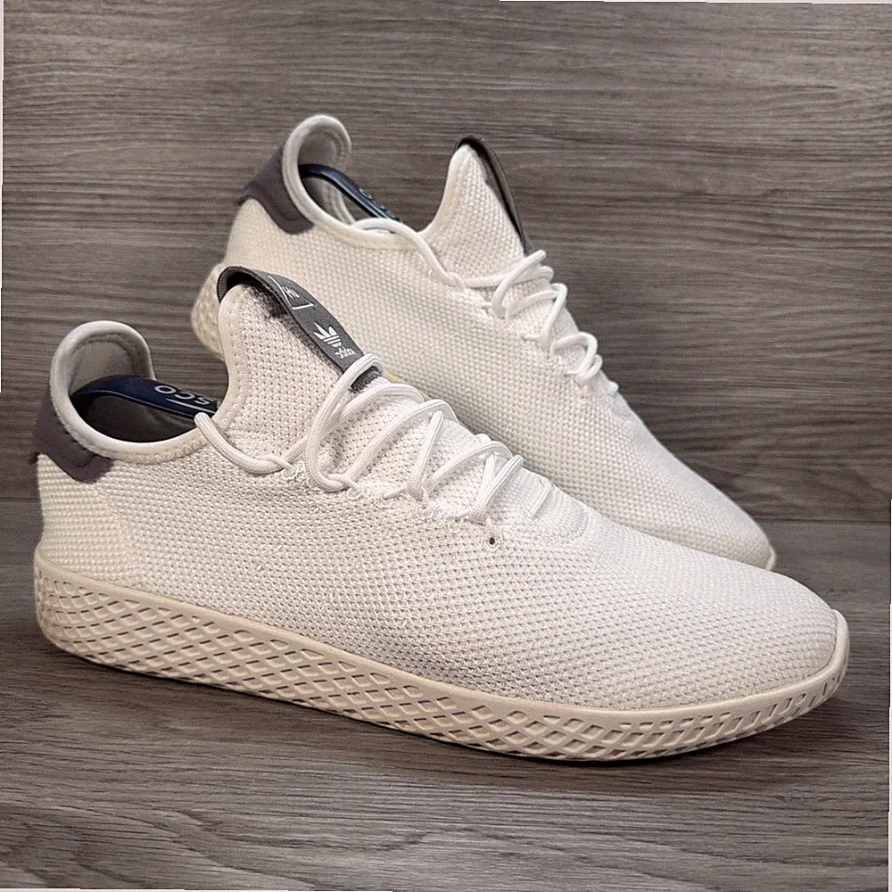 Adidas Pharrell Williams Tennis HU weiß Turnschuhe UK 8,5 US 9 Laufschuhe