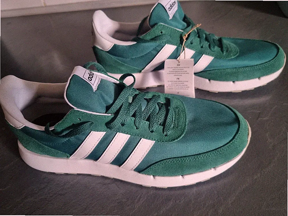 adidas Run 60s 2.0 Laufschuh Herren Sneaker Collegiate Green 44 2/3