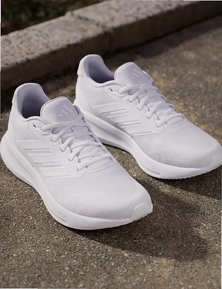 Adidas Running Jogging RUNFALCON 5 Total White Herren Sneaker Schuhe