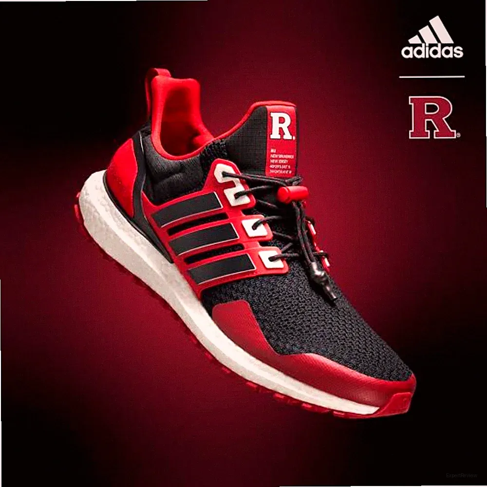 ADIDAS RUTGERS ULTRABOOST 1.0 ATR Unisex Running Shoes. Color Black/Red. New