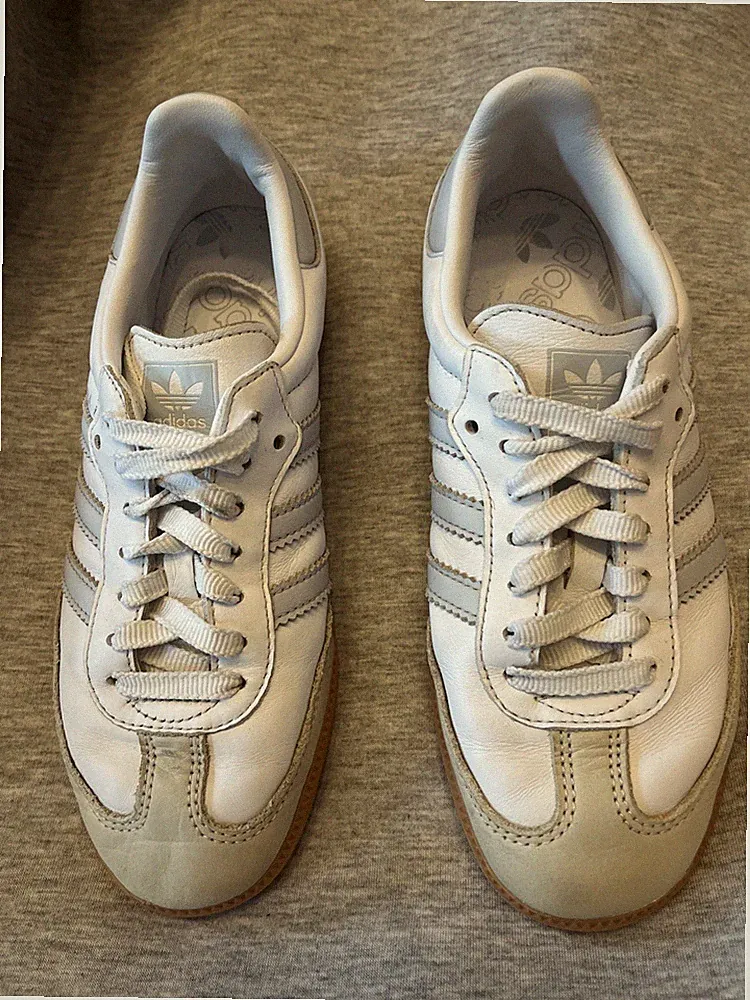 adidas Samba Damen Laufschuhe Sneaker, weiß Größe 37 1/3 (UK 4.5)