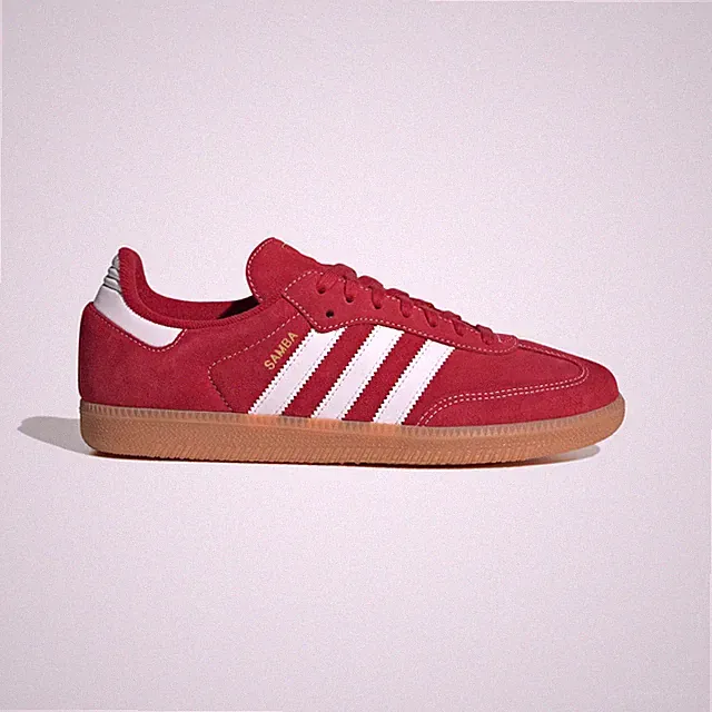 Adidas Samba OG Sneaker Schuhe in Team Victory Red/Cloud White
