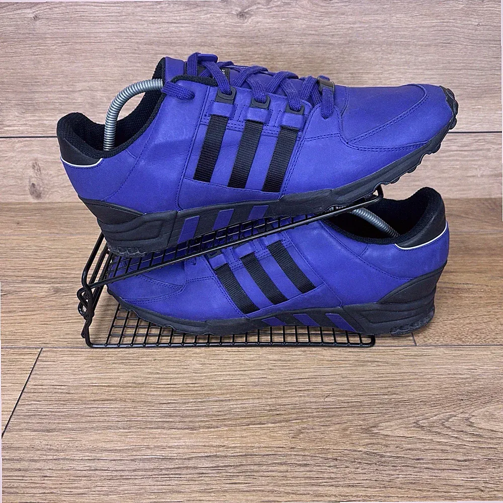 Adidas Schuhe Herren Größe UK 12 EQT Support RF Originals lila Leder Custom MI