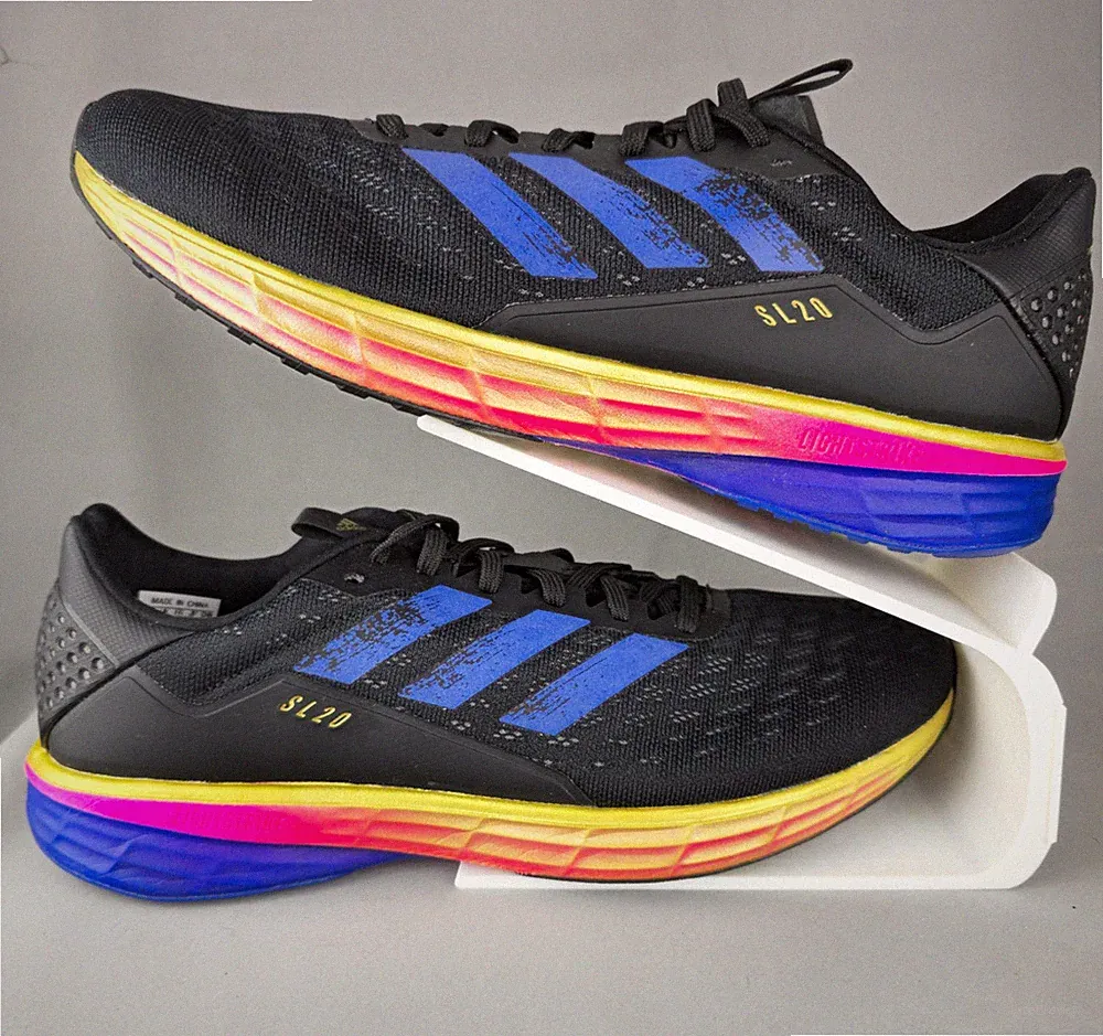 Adidas SL20 Summer Ready Herren Laufschuhe Turnschuhe UK 9 US 9,5 FX0283 schwarz