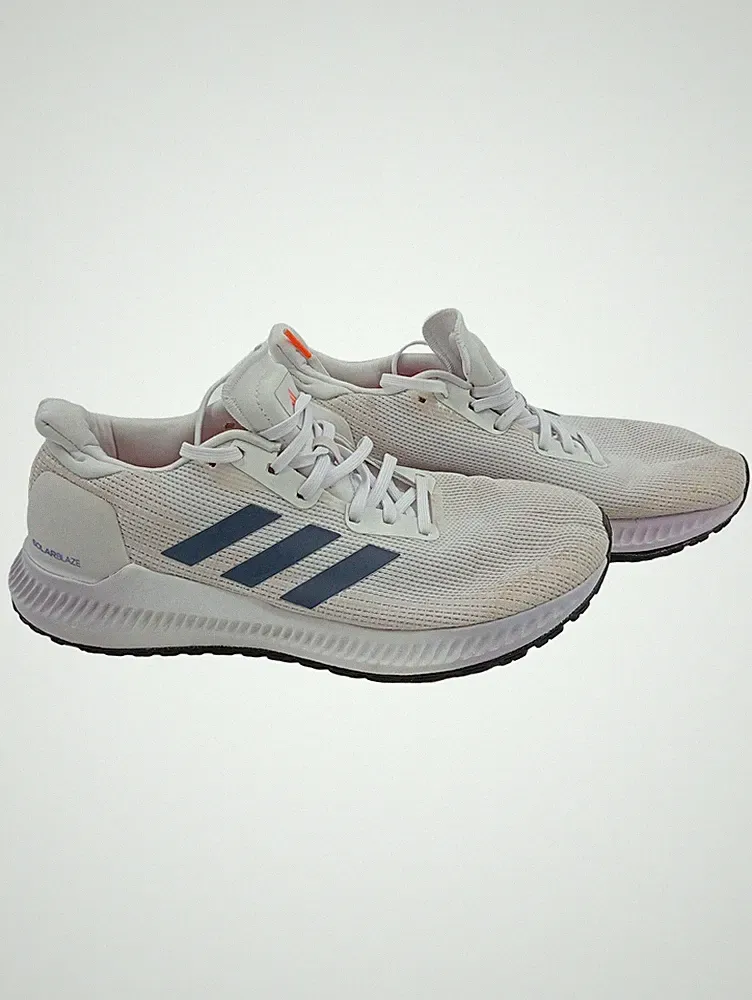 Adidas SOLARBLAZE Herren Sportschuhe Laufschuhe Schnürung Mesh Weiß Gr. 39