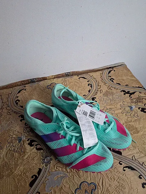 Adidas Sprintstar Laufspikes grün Sprint Leichtathletik Bahn 100M Schuhe 11,5 UK