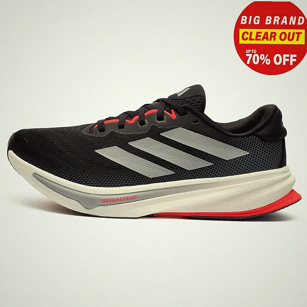 Adidas Supernova Rise 2 Herren Laufschuhe Fitnessstudio Workout Trainer Schwarz