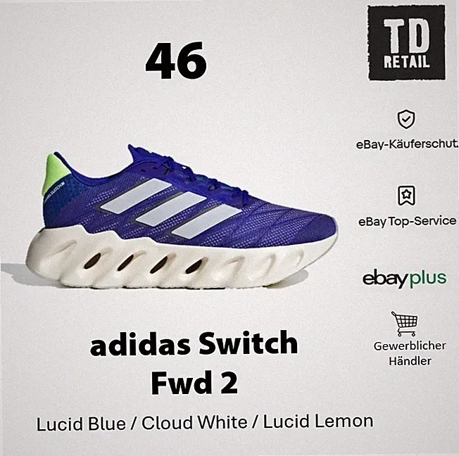 Adidas Switch Fwd2 Blau Sneaker Gr 46 Laufschuhe Running Herrenschuhe IE5886 Neu