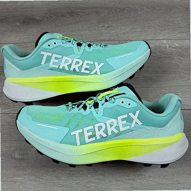 Adidas Terrex Agravic 3 Trailrunningschuhe "Aqua / White" - Größe UK 11 / EU 46